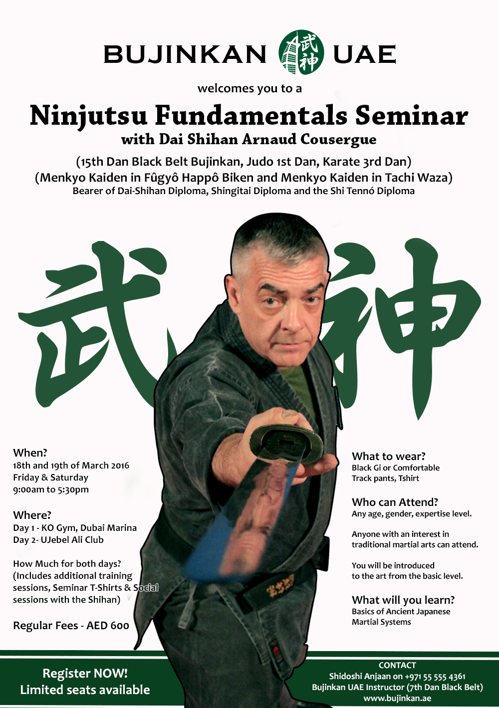 20 Years of Bujinkan” – Arnaud Cousergue seminar in Budapest, Hungary «  INFOS BUJINKAN